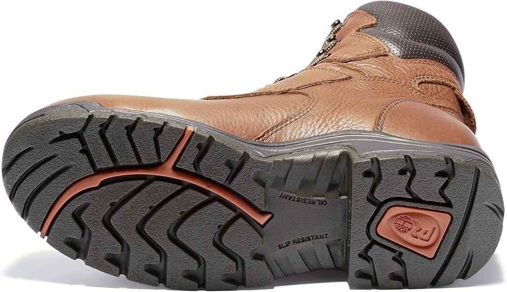 Timberland PRO Men's Barstow Wedge Alloy Steel Toe Work Boot - Cappuccino Brown - Size 11 Wide