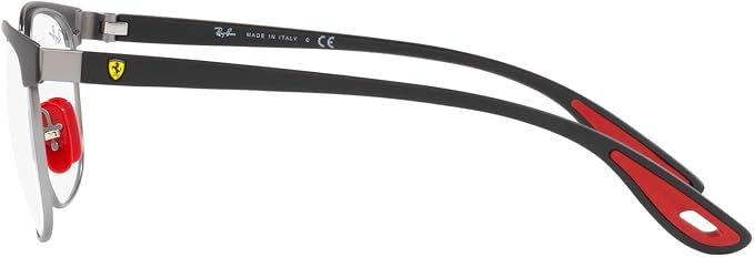 Ray-Ban Unisex RX3698VM F041 Scuderia Ferrari Eyewear Frames - Matte Black on Matte Gunmetal, 51/20/145