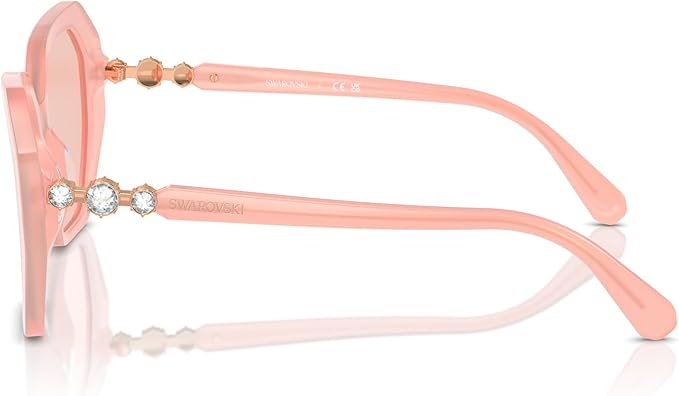 Swarovski Women's SK6017F Asian Fit Sunglasses - Pink, 57/16/145