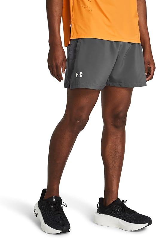 Under Armour Men's Launch Run 5 Shorts - Castlerock, Size Medium