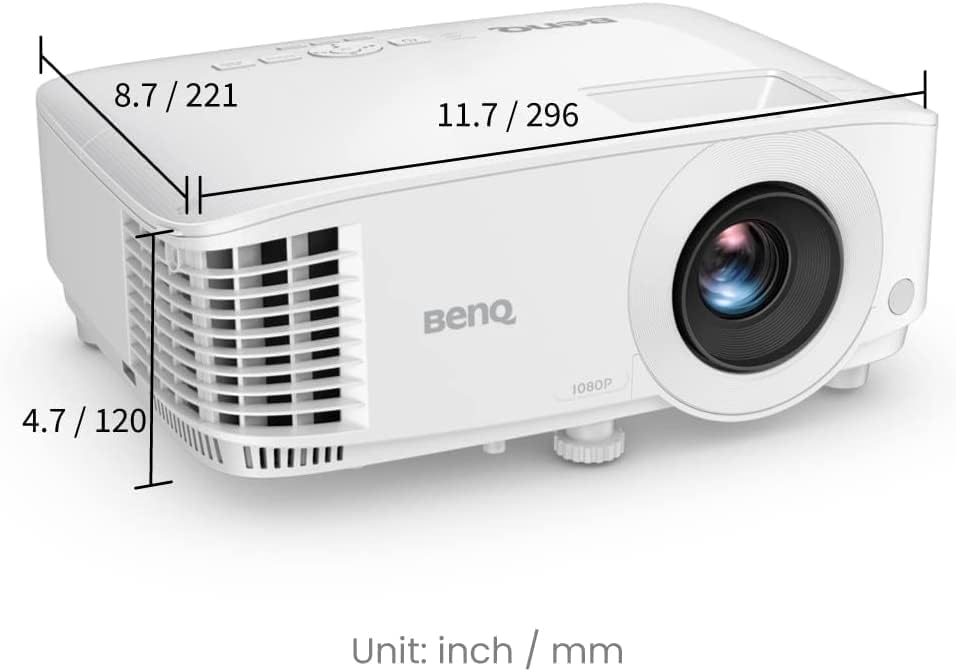 BenQ TH575 1080p Full HD DLP Home Theater Gaming Projector, 3800 Lms, Dual HDMI, 1.1x Zoom
