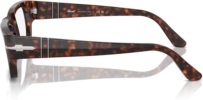 Persol Unisex PO3347V 24 Eyewear Frames - Havana, 53/20/145