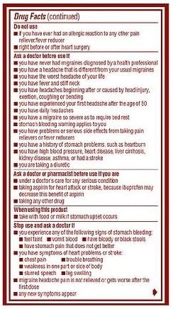 Advil Migraine Pain Relief Liquid Filled Capsules, Ibuprofen 200mg, 20 Count (2 Pack)