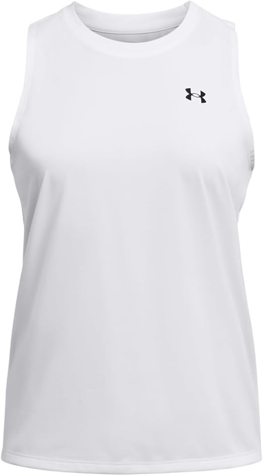 Under Armour Women's Tech Tank Top - White, Size Large