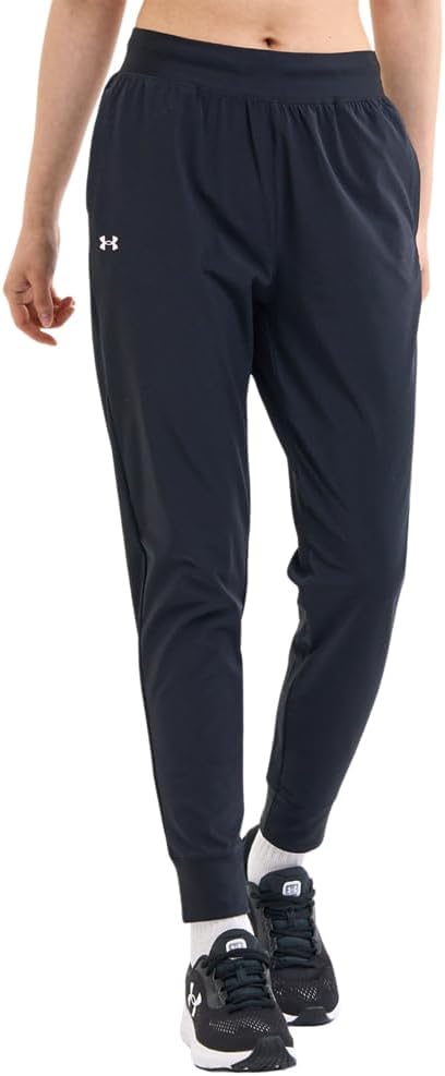 Under Armour Women's Rival Armoursport Woven Pants - Black, Size Medium