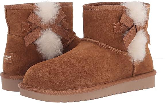 Koolaburra by UGG Women's Victoria Mini Boots - Chestnut, Size 10