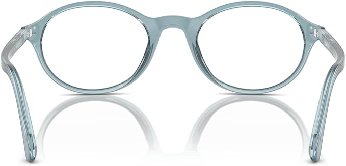 Persol Women's PO3351V 1204 Eyewear Frames - Transparent Blue, 52/21/145