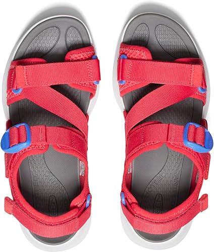 KEEN Women's Elle Sport Backstrap Shoes - Cayenne/Marina, Size 5.5