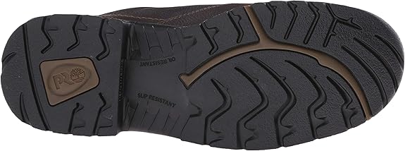 Timberland Pro Men's Titans Relaxed Fit Slip-On Work Shoes with Alloy Toe - Brown, Size 11.5W