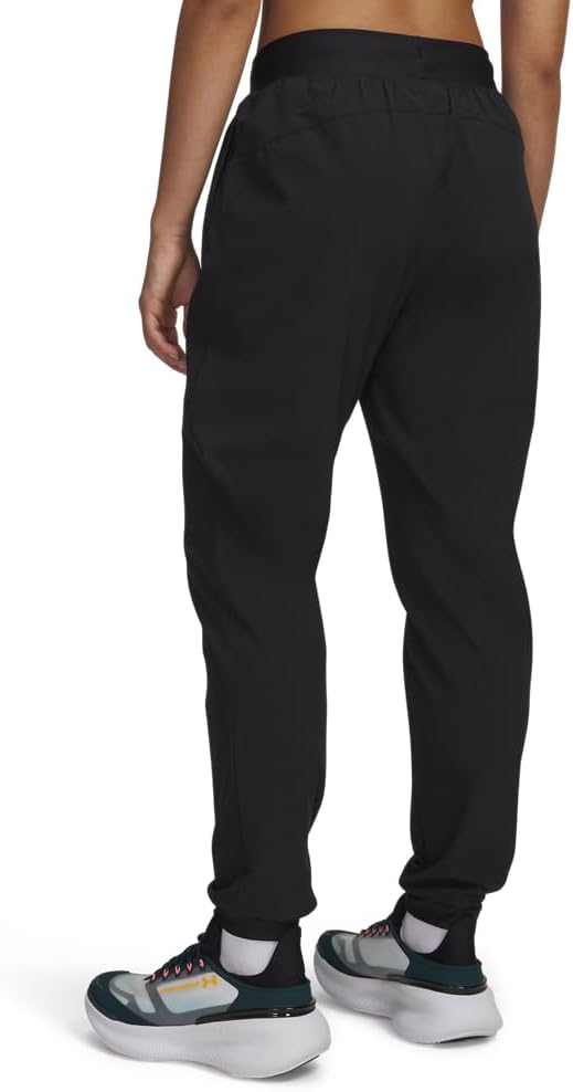 Under Armour Women's Rival Armoursport Woven Pants - Black, Size Medium