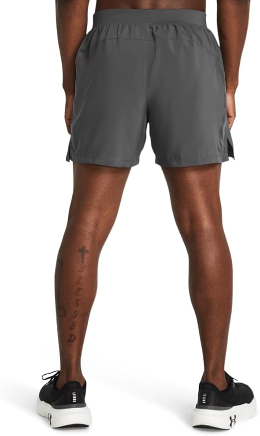 Under Armour Men's Launch Run 5 Shorts - Castlerock, Size Medium
