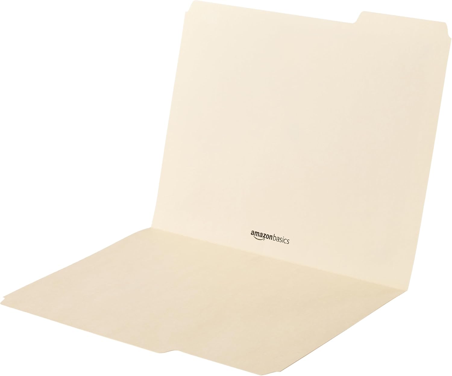 Amazon Basics Assorted Positions File Folders - 1/3-Cut Tab, Letter Size Manila Folers - Pack of 100
