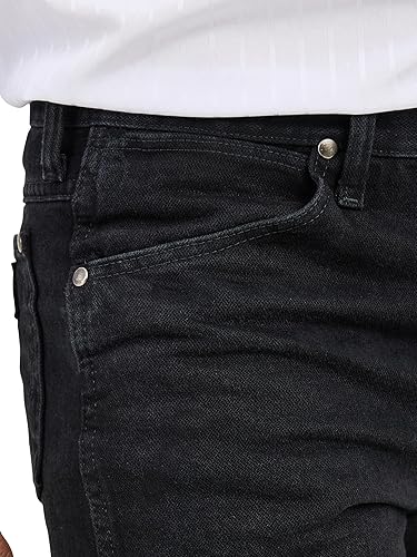 Wrangler Men's Cowboy Cut Stretch Slim Boot Cut Jeans - Black, 36W x 36L