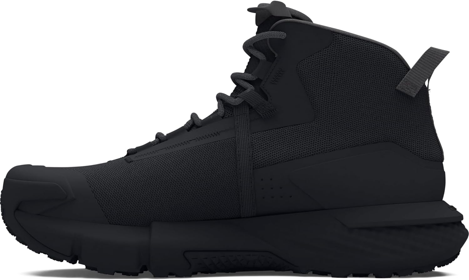 Under Armour Men's Charged Valsetz Mid Military Tactical Boot - Black, Size 12.5