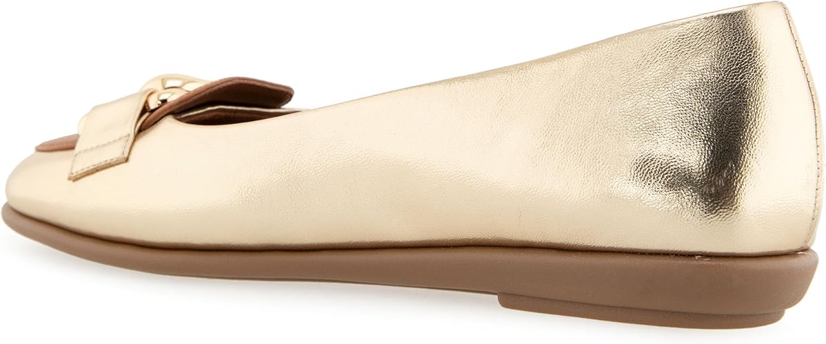 Aerosoles Women's Bell Ballet Flats - Gold/Tan, Size 5.5