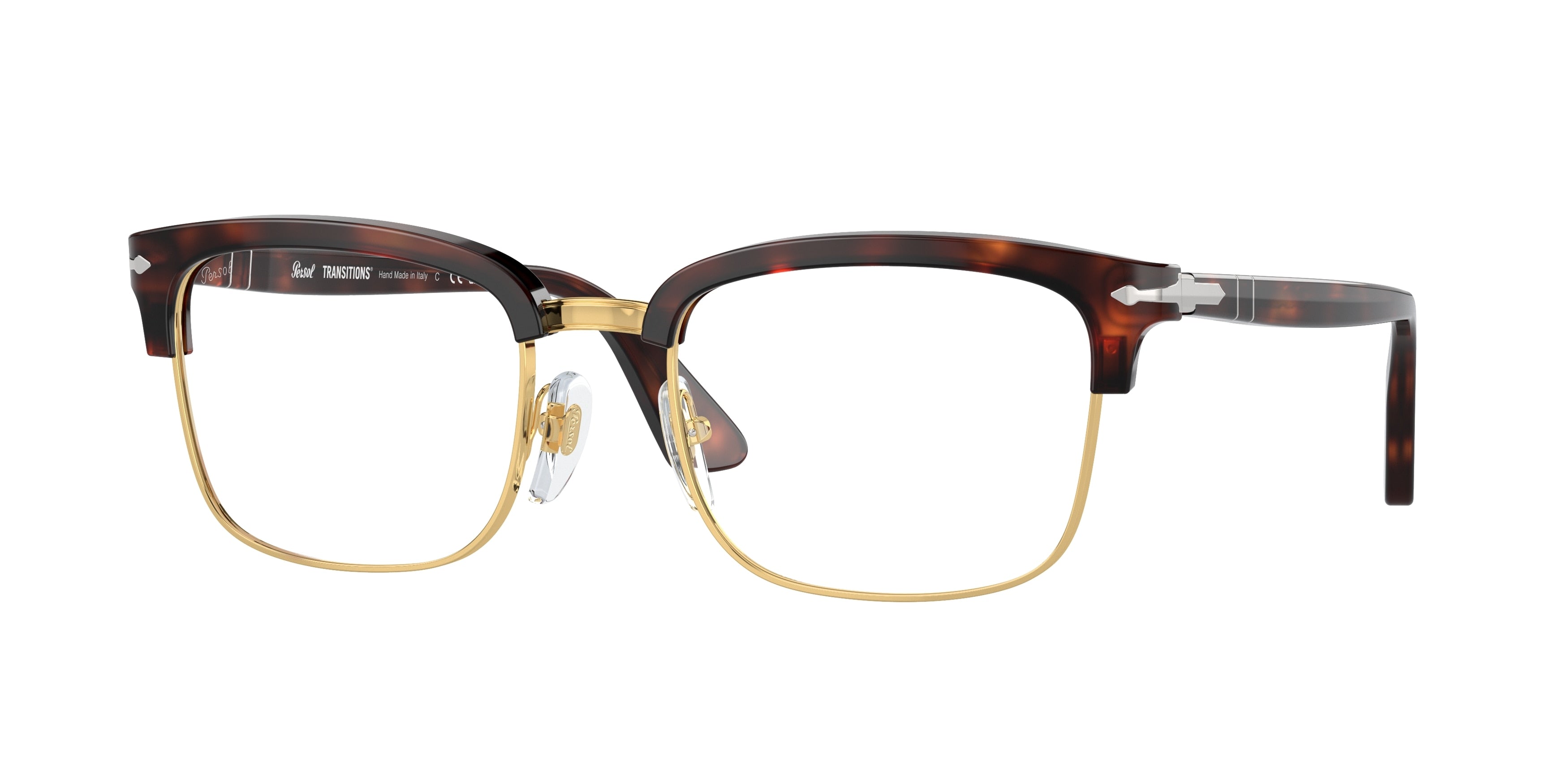 Persol Men's PO3327S 24/GJ Transition Sunglasses - Havanan on Gold/Transition Green Lenses, 56/20/145