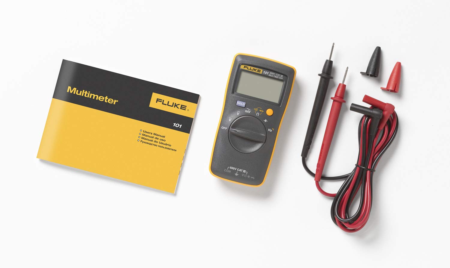Fluke 101 Basic Digital Multimeter, Portable, Handheld
