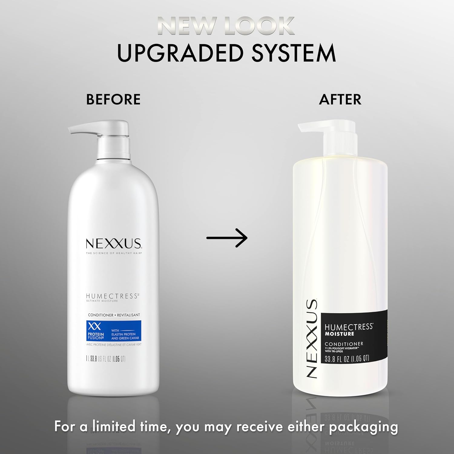 Nexxus Humectress Ultimate Moisture Conditioner for Dry Hair with Elastin Protein and Green Caviar - 33.8 fl. oz.