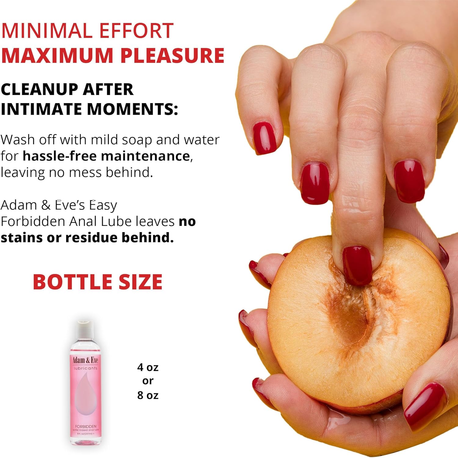 Adam & Eve Forbidden Water-Based Personal Lubricant, 8 fl. oz.