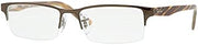 Ray-Ban Highstreet RX6196 2664 Eyewear Frames - Versatile Brown, 54/17/145