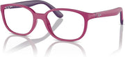 Ray-Ban Kids' Ry1632 3933 Eyewear Frames - Fuchsia on Violet, 48/16