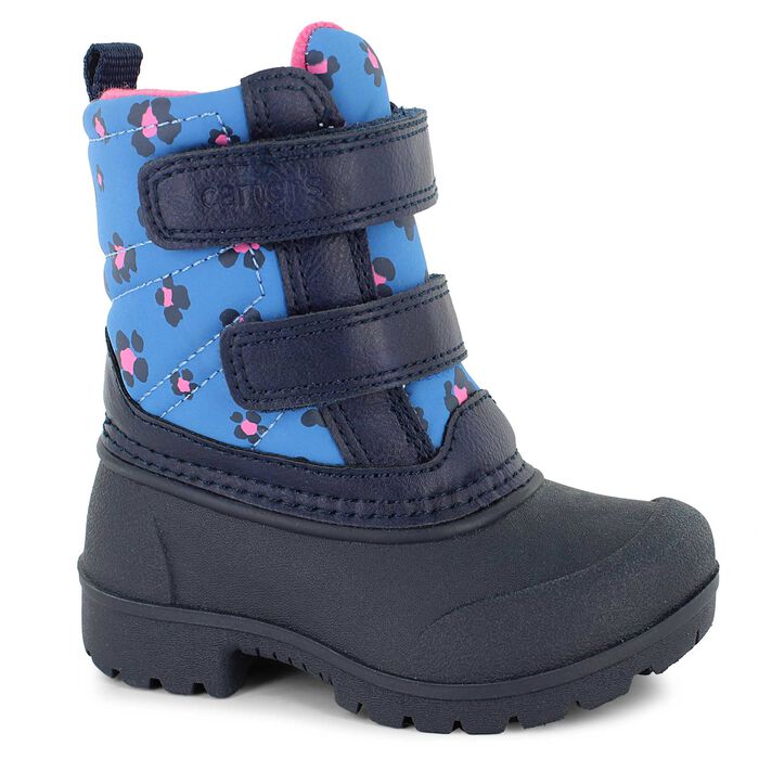 Carter's Girl's Deltha Cold Weather Boots - Navy, Size 12 Little Kids