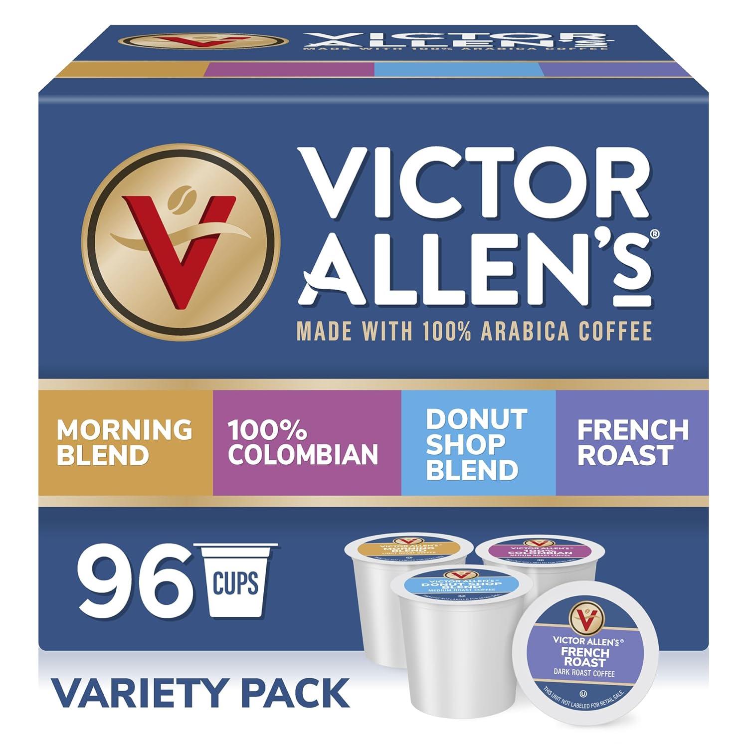 Victor Allen's Coffee Variety Pack Keurig K-Cup Coffee Pods, 96 Count