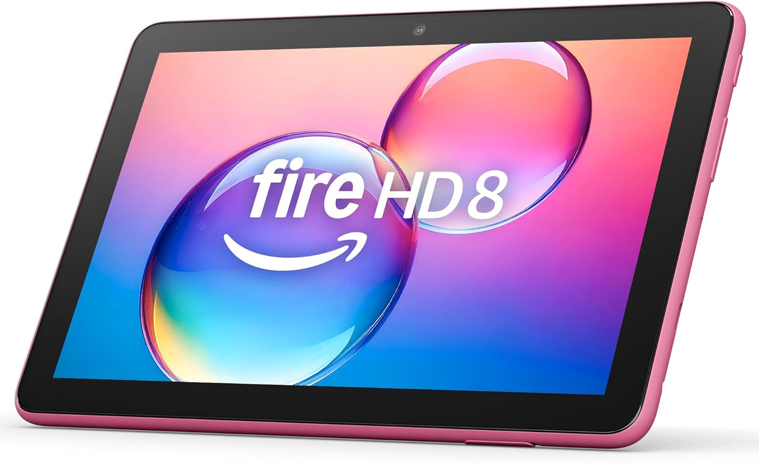 Amazon Fire HD 8 Tablet (newest model), 8” HD Display, 3GB memory - Hibiscus (Pink)