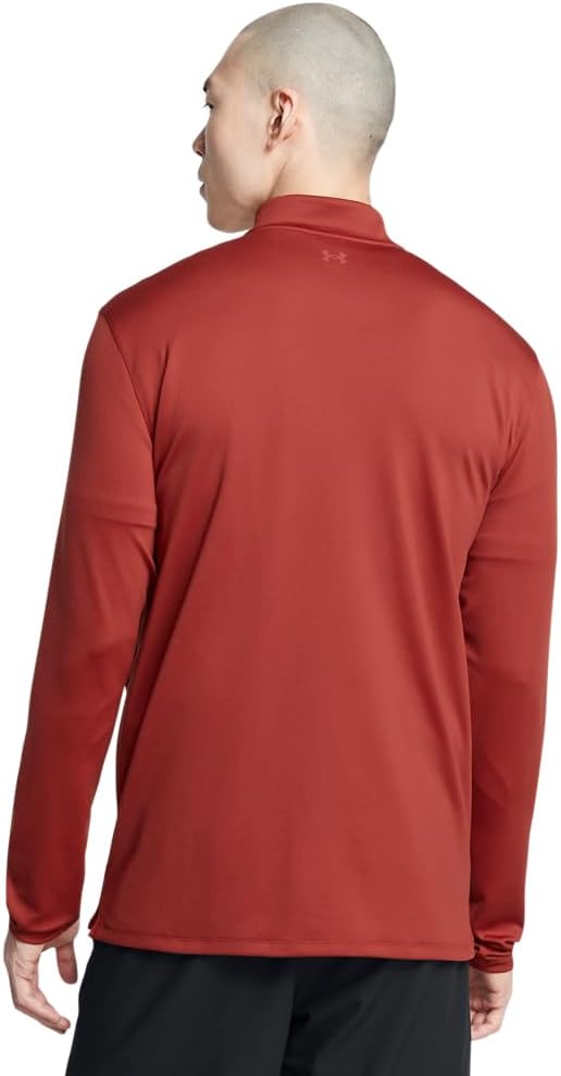 Under Armour Men's Motion Quarter Zip Long-Sleeve Shirt - Earthen Orange, XL