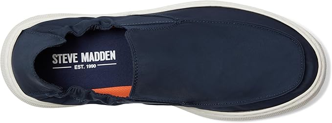 Steve Madden Men's Nellis Slip-On Boat Shoes - Navy, Size 9