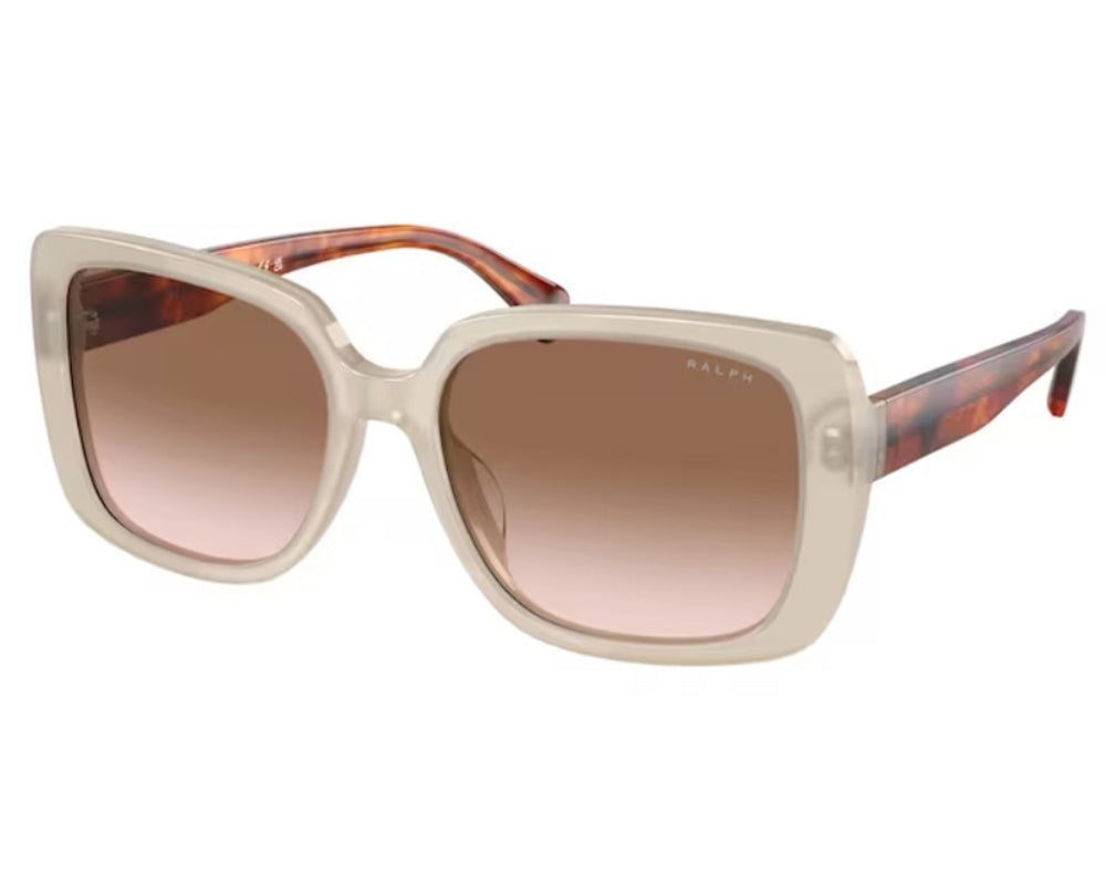 Ralph by Ralph Lauren Women's RA 5298U 606113 Sunglasses - Shiny Opal Cream, 55/17/145