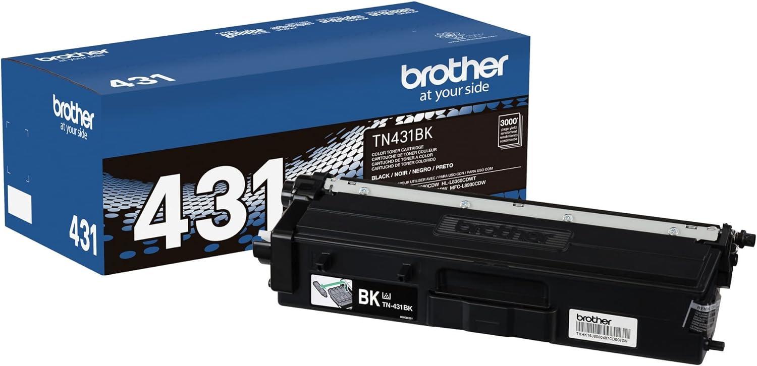 Brother TN-431BK Black Toner Cartridge Genuine Brother