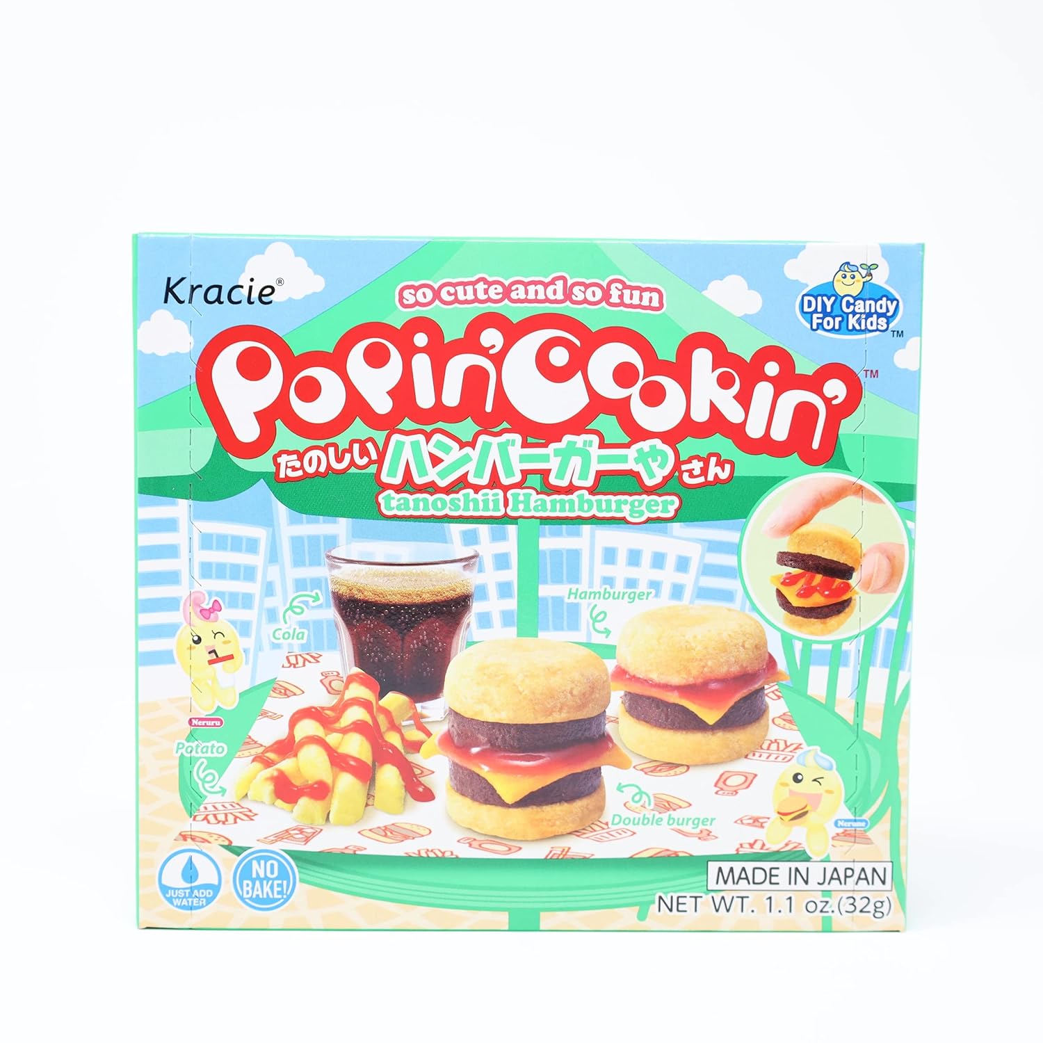 Popin' Cookin' Burger Shop Candy Making Kit