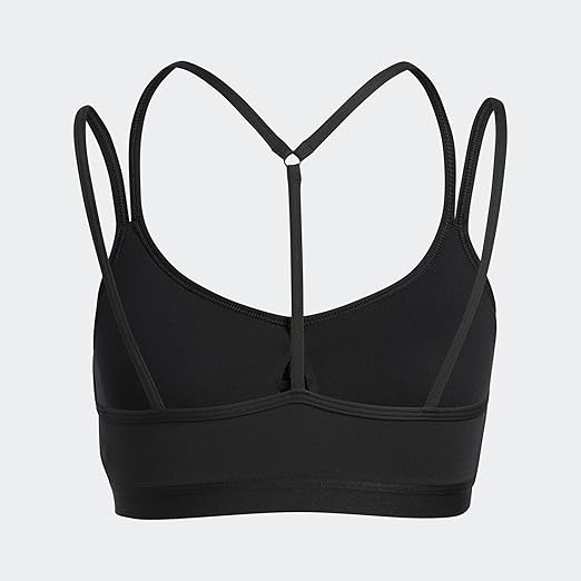 adidas Women's Yoga Essentials Light Support Sports Bra - Black, 36DD