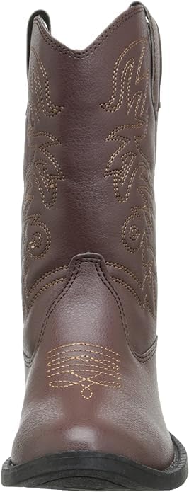 Deer Stags Little Kids Ranch Cowboy Boot - Dark Brown, 13 Little Kid