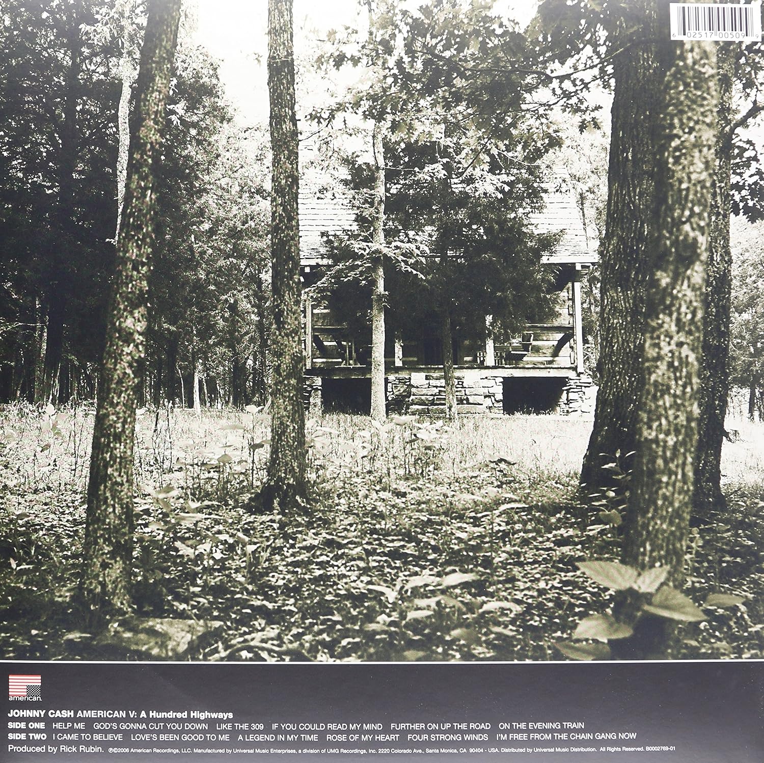 Johnny Cash American V: A Hundred Highways Vinyl Album [LP]