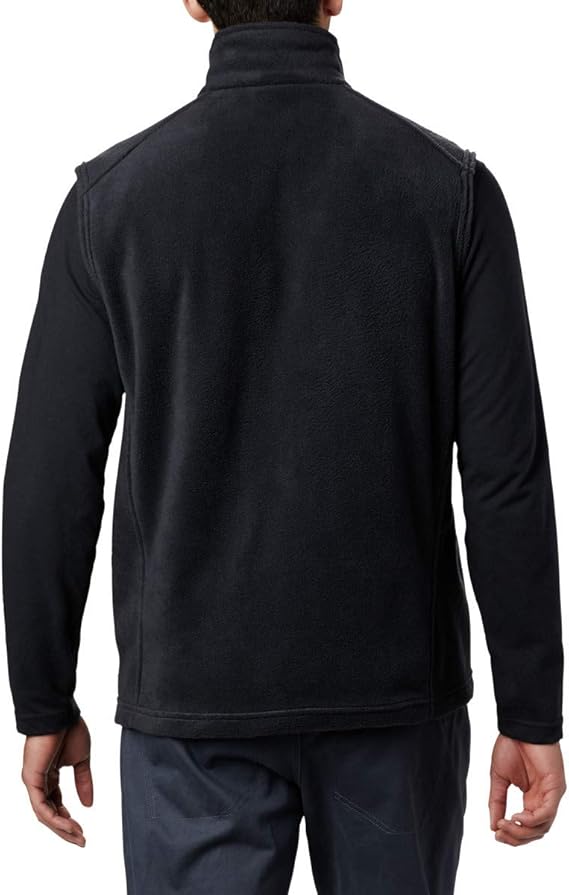 Columbia Men's Steens Mountain Fleece Vest - Black, Size Medium