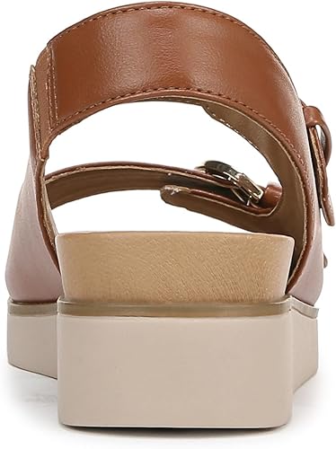 LifeStride Women's Goodie Slingback Platform Sandals - Tan, Size 11