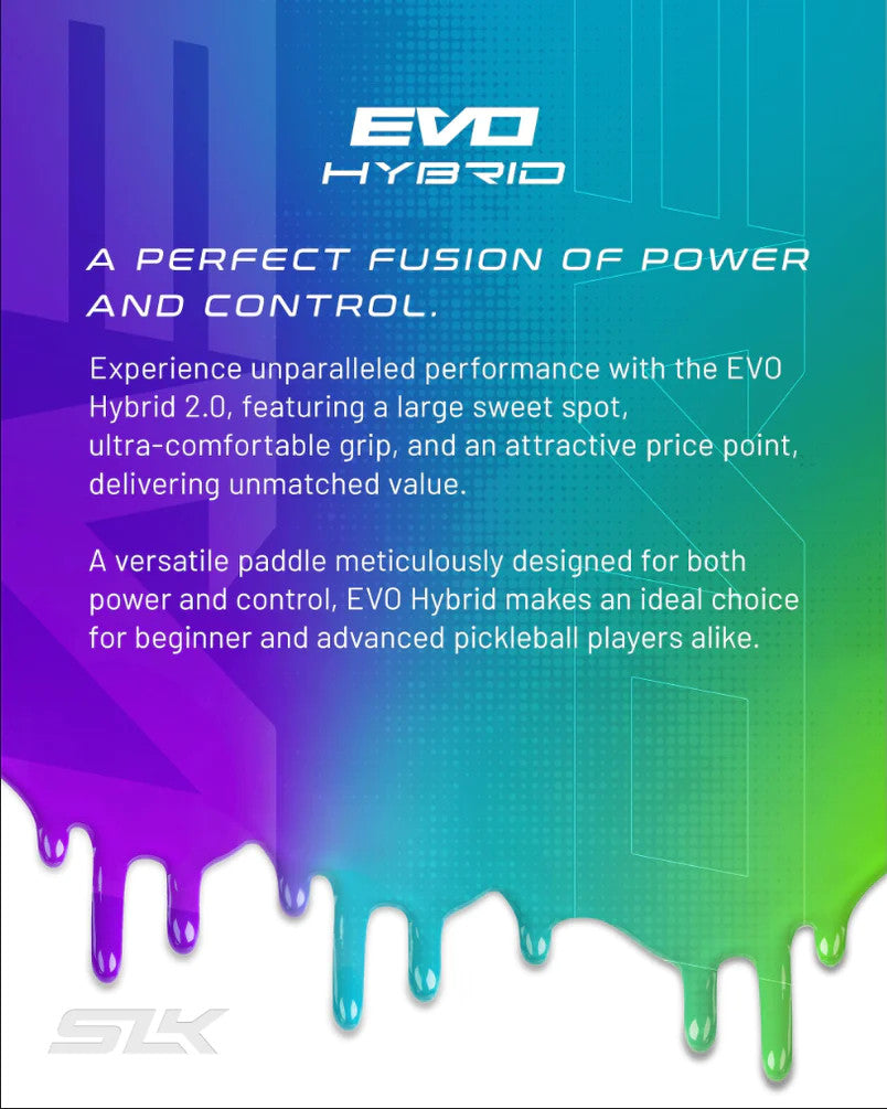 Selkirk SLK Evo Hybrid 2.0 XL Pickleball Paddle - Green