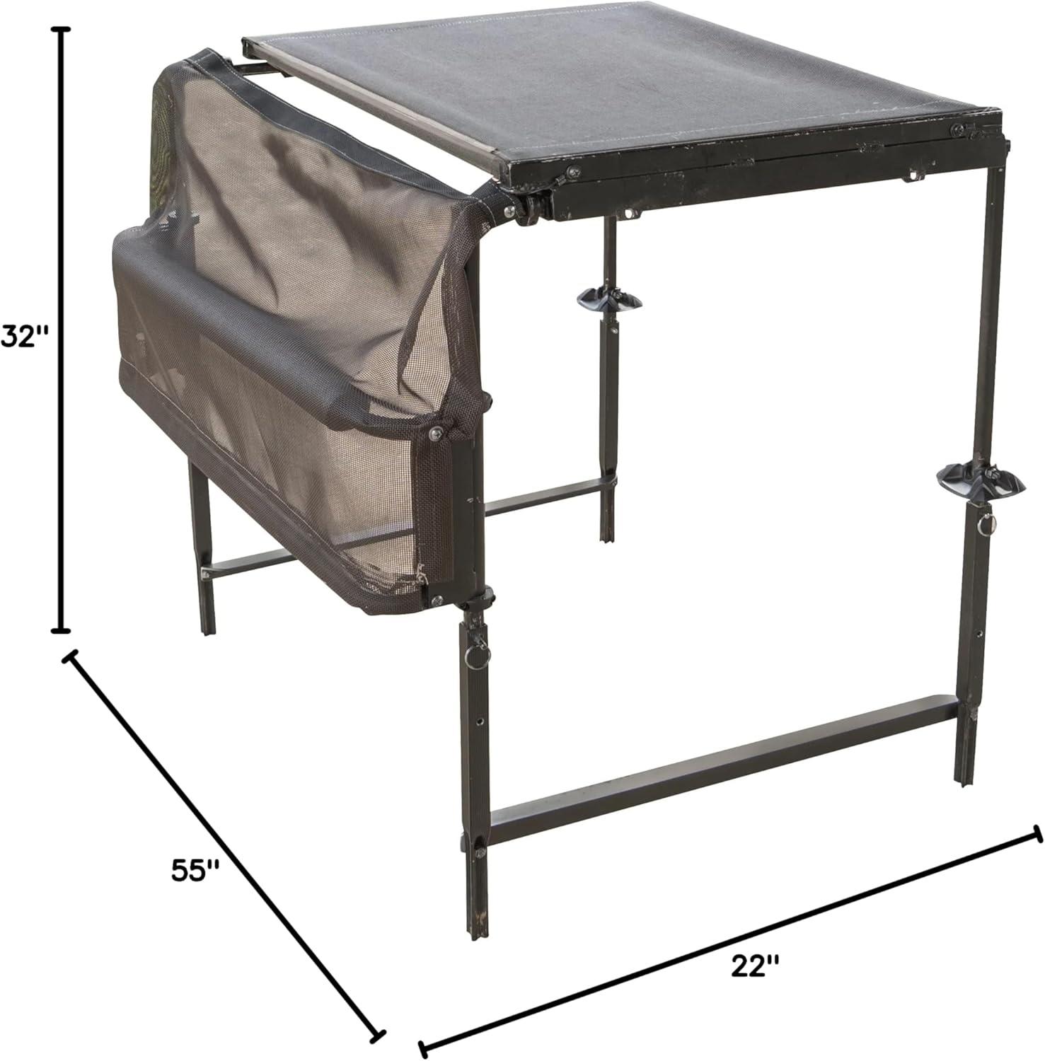 Drake Waterfowl Ghillie Deluxe 7-Way Dog Hide & Platform Combo - Mossy Oak Shadow Grass Habitat