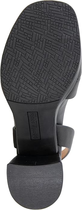Gentle Souls by Kenneth Cole Women's Roma Dress Sandals - Black Leather, Size 8