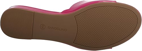Bandolino Women's Kayla Scalloped Edge Demi Wedge Sandals - Pink Patent, Size 8