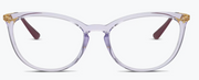 Vogue Women's VO5276 Eyewear Frames - Clear/Purple, 51/17/140