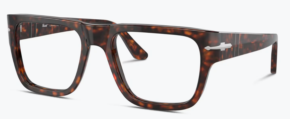 Persol Men's PO3348V Eyewear Frames - Havana, 53/20/145