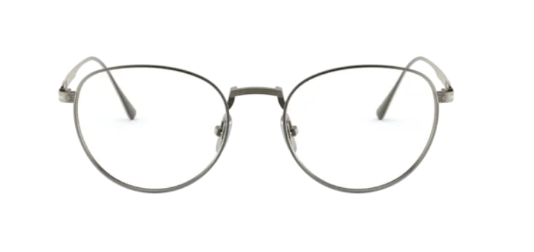 Persol Men's PO5002VT 8001 Eyewear Frames - Pewter, 49/19/145