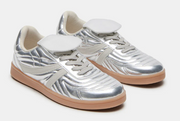 Steve Madden Women's Madrid Sneaker - Silver, Size 8