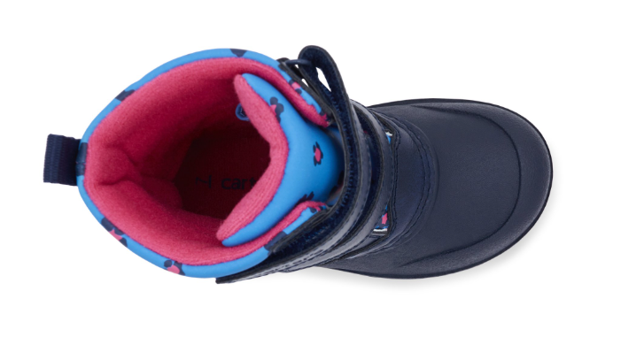 Carter's Girl's Deltha Cold Weather Boots - Navy, Size 12 Little Kids