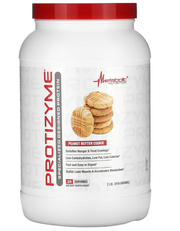 Metabolic Nutrition Protizyme 100% Whey Protein Powder - Peanut Butter Cookie, 2lb