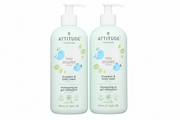ATTITUDE Baby Leaves Science 2-in-1 Shampoo & Body Wash - Good Night, 16 fl. oz. (2 Pack)