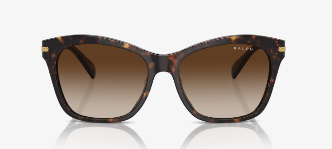 Ralph by Ralph Lauren RA5310U 500313 Sunglasses - Shiny Dark Havana/Brown Gradient Lens, 56-17